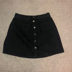 black urban outfitters skirt
